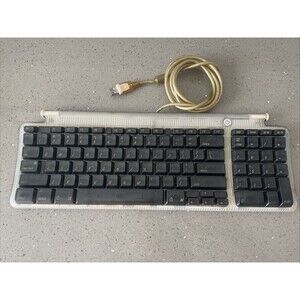 READ! REPAIR! iMac G3 Apple Keyboard Teal Blue  Blueberry Model M2452